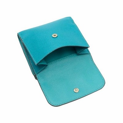 【新品・箱付き】COACH ♤ 折り財布 ♤ シグネチャー ♤ ターコイズブルー 公式】COACH – コーチ Lucky! Coach開運財布 レディース&メンズ