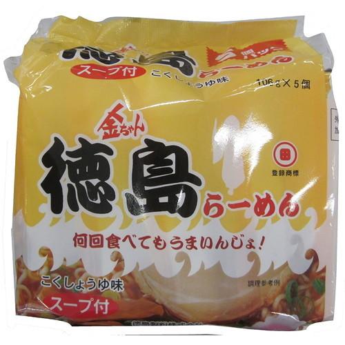 徳島製粉 金ちゃん 徳島らーめん 5食パック×3袋 インスタント麺 袋麺