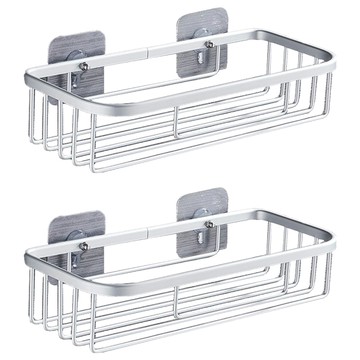 紙巾架 無痕貼款 28.7 x 12.7 x 6.7cm 消光銀 浴室收納  2個