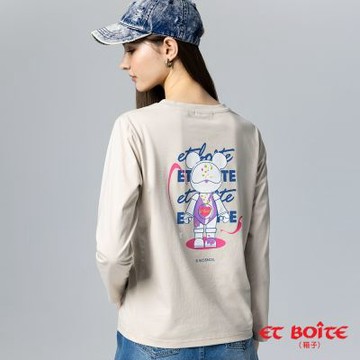 BLUE WAY ET BOiTE 箱子 – 星際熊聯名款印花長袖TEE(米)