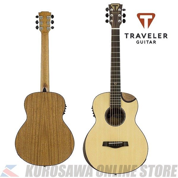 TRAVELER GUITAR Redlands Concert Spruce 《ピエゾ プリ・アンプ EQ内蔵》(ご予約受付中)