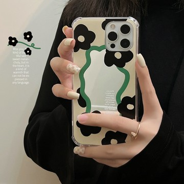 台灣出貨❤鏡面小衆個性適用17pro max蘋果iphone16手機殼14pro防摔15/8套11