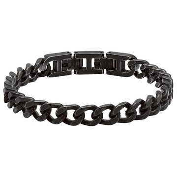 【快速出貨】法國 ROCHET DANDY系列 不鏽鋼男士手鍊-黑 HB07185