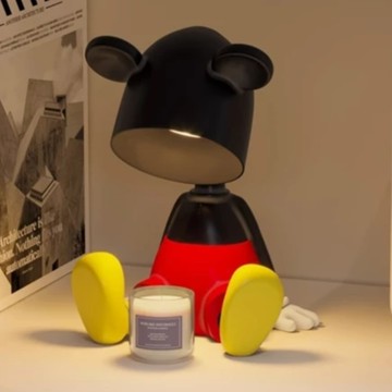 限量發售【迪士尼香氛】迪士尼香氛 Mickey Mouse 米奇坐姿融燭燈 坐姿米奇蠟燭燈 - (蠟燭香氛任選)