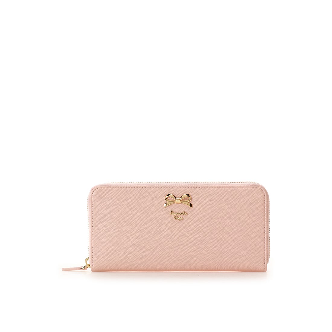 サマンサベガ Samanthavega シンプルリボンラウンド長財布 ピンクベージュ 通販 Lineポイント最大1 0 Get Lineショッピング