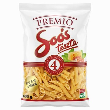 Soo's te'szta 雞蛋筆尖麵  400g  1包
