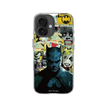 iPhone 16 Clear Case（相機按鈕） 透明 - Batman 蝙蝠俠 - 暗黑蝙蝠俠