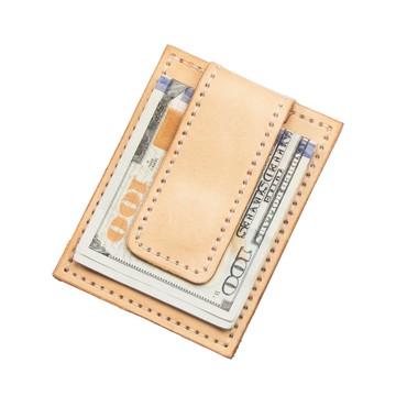 【出清品】IVAN MakerAid® DIY 材料包 / 查克鈔票夾材料包 / 本色植鞣革 44171-00