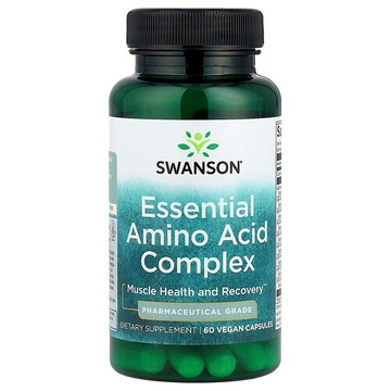 Swanson Vitamins, 必需氨基酸複合物全素膠囊，60 粒