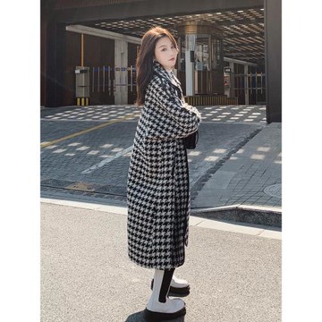 外套女冬季加厚韓版氣質毛呢外套