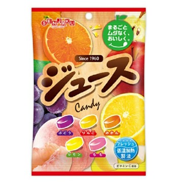 【江戶物語】 SENJAKU 扇雀飴 綜合水果風味糖  5種風味水果糖 果汁糖 硬糖 婚禮糖果 喜糖 日本原裝 日本進口