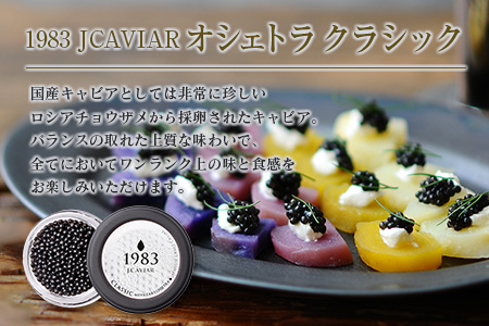 ≪数量限定≫宮崎キャビア1983＆1983 JCAVIAR オシェトラ クラシックセット(合計40g) K11-21