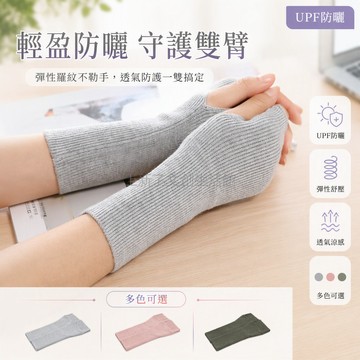台灣出貨 露指半截護腕 騎行保暖手套 辦公室書寫手套 針織羅紋彈性袖套 學生通勤防寒配件