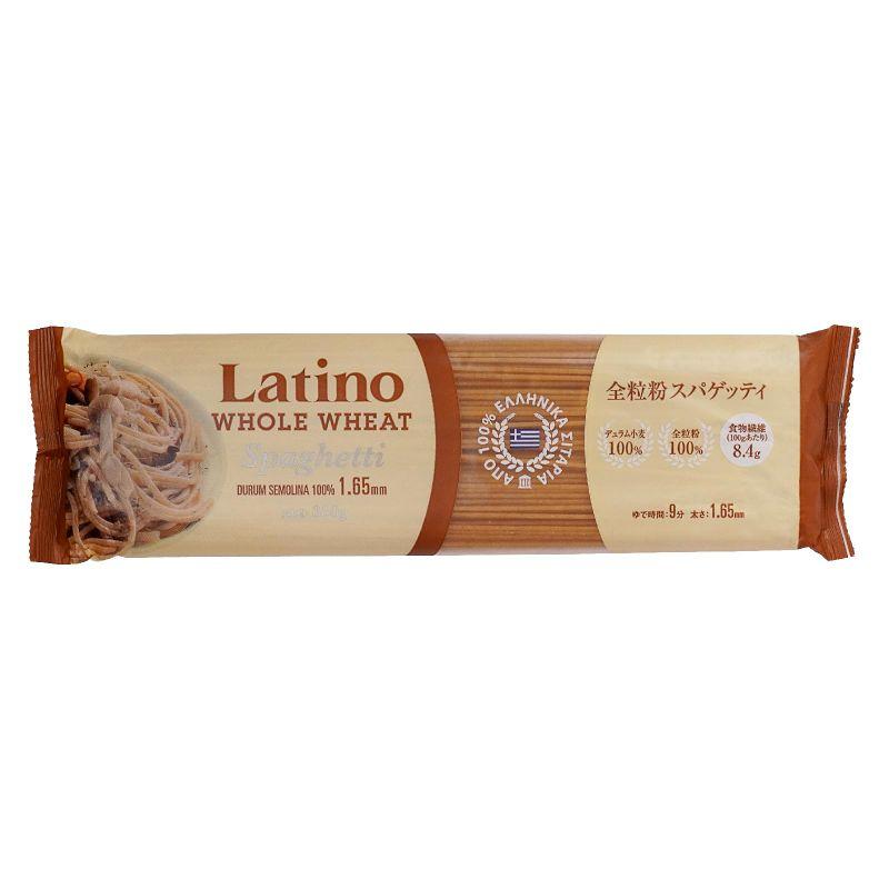 ラティーノ 全粒粉 スパゲッティ 1.65mm 350g ×6個 低GI パスタ デュラム小麦100% ギリシャ産