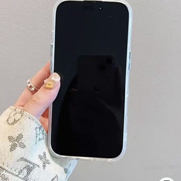 簡約電鍍波紋鏡子手機殼適用蘋果17e/16/15iphone13MAX防摔補妝鏡保護殼