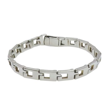 GUCCI 古馳 G 型鍊條 925純銀 手鍊 【二手名牌BRAND OFF】