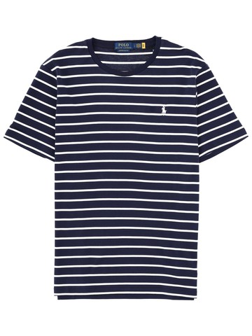 polo ralph lauren striped logo t-shirt