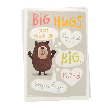 蛋蛋熊的大擁抱【Hallmark-GUS卡片 心靈慰藉】