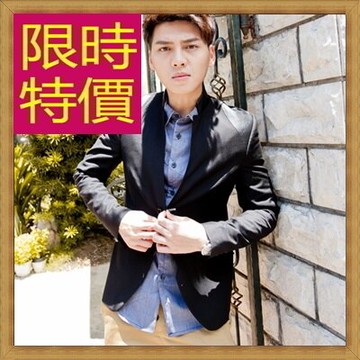 現貨+預購 皮衣外套 西裝外套-時尚流行商務男西服1色62i22【獨家進口】【米蘭精品】