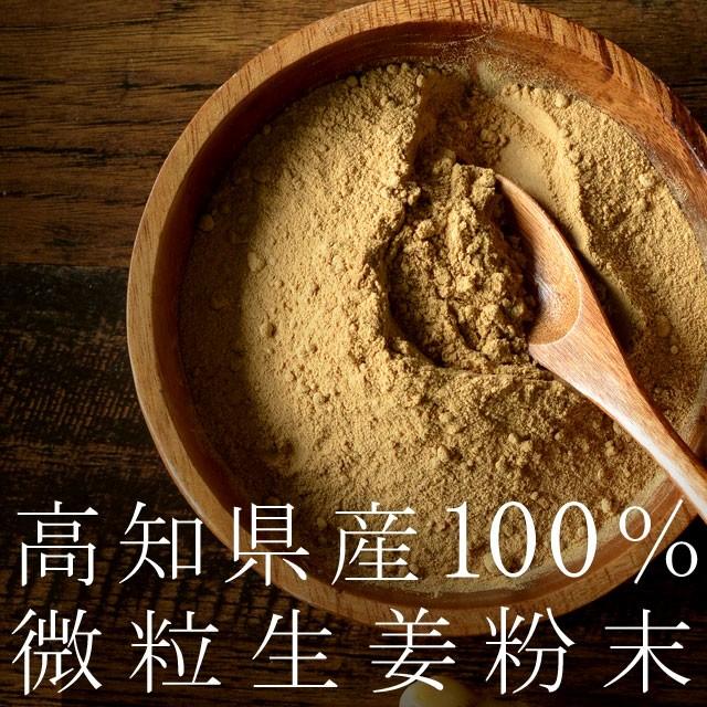 生姜生姜粉末 国産 高知県産生姜100%使用 生姜パウダー 60g GINGER POWDER 高知県産生姜 蒸し生姜 ジンジャーパウダー 非常食