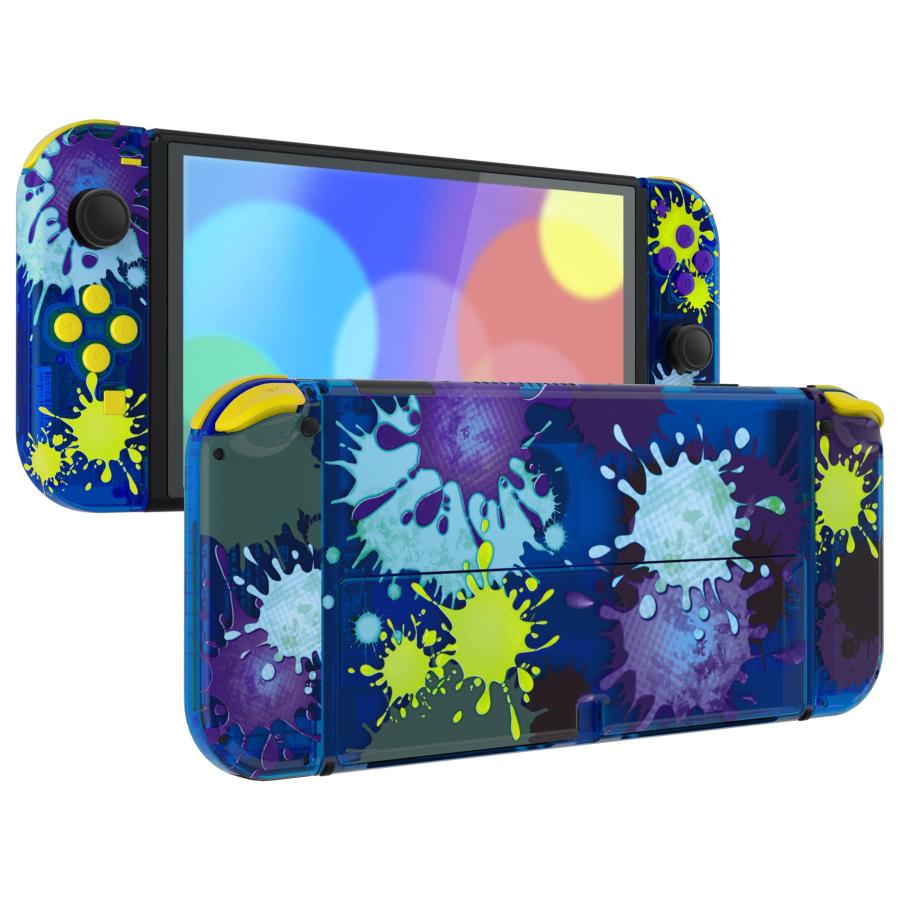 eXtremeRate Splattering Paint Full Set Shell for Nintendo Switch