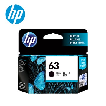 【HP 惠普】F6U62AA NO.63 黑色墨水匣【三井3C】