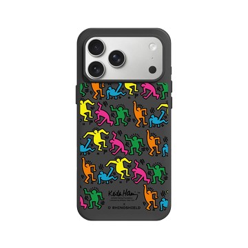 iPhone 17 Pro Max SolidX 黑 - Keith Haring - 跳舞的人