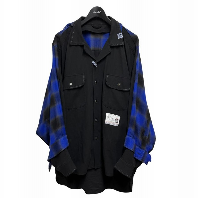 値下げ】Maison MIHARA YASUHIRO 23SS Back Covered Shirt シャツ 
