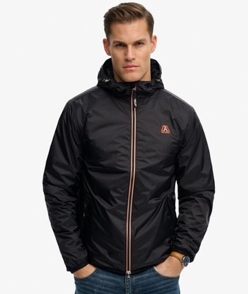 Superdry Men's Essential Windbreaker Jacket Black Size: Xxl