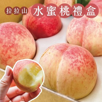 【初品果】☆拉拉山水蜜桃禮盒(6顆/8顆/10顆/12顆)-廠商直送