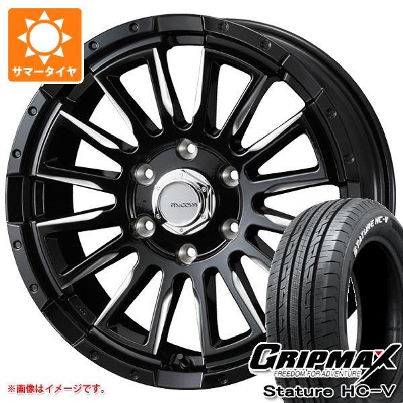 ハイエース 200系用 サマータイヤ グリップマックス スタチャー HC-V 225/50R18C 107/105H ホワイトレター マッコイズ  RV5 7.0-18 | LINEブランドカタログ