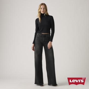 Levi s 728 高腰牛仔寬褲 / 微彈性面料 女生牛仔褲 人氣新品