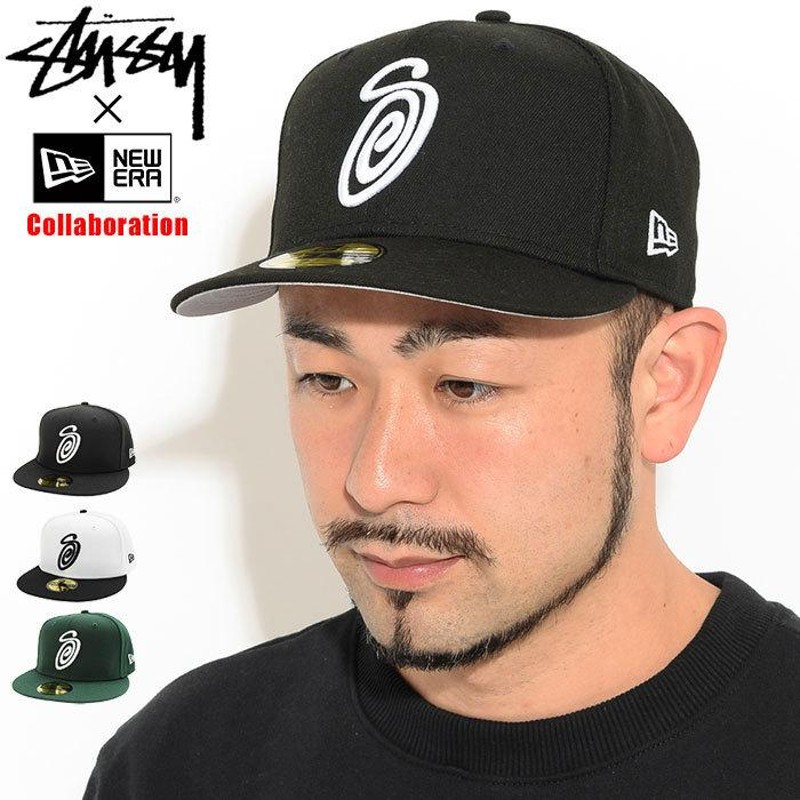 ステューシー キャップ 帽子 STUSSY ニューエラ Curly S 59Fifty 