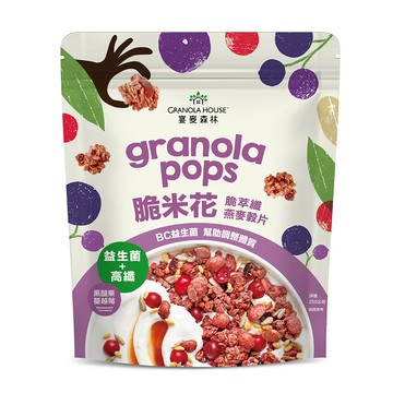 [家速配]宴麥森林脆米花脆萃纖燕麥穀片黑醋栗蔓越莓