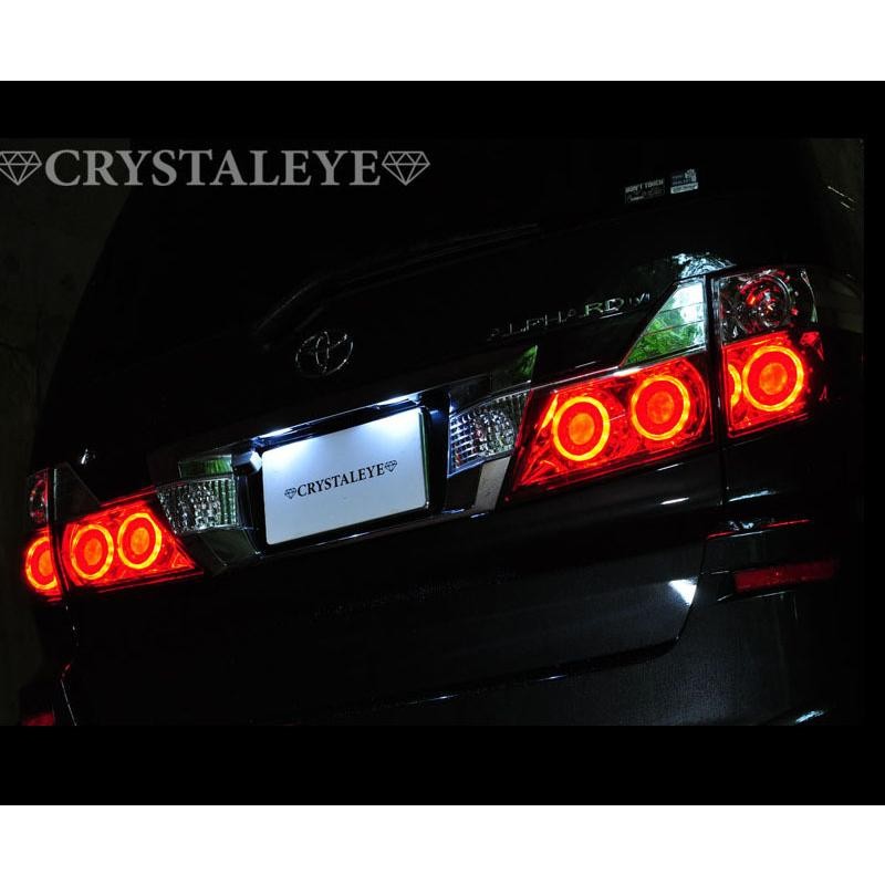 10系 アルファード LEDテールランプ丸型ファイバーリング