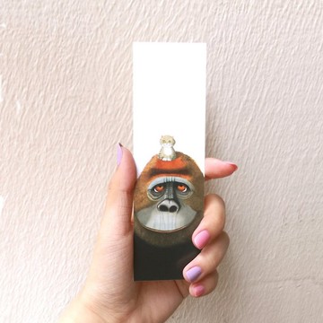 安東尼布朗-大猩猩與小星星-書籤