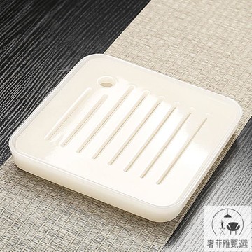 茶具 茶盤 附發票 小號正方形儲水茶盤中式客廳家用功夫茶具整套裝辦公桌小托盤 PDD-175快速出貨 公司貨