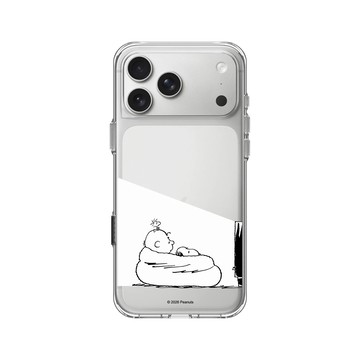 iPhone 17 Pro Max Clear Case（相機按鈕） 透明 - 史努比 Snoopy - Snoopy&Charlie Brown追劇時間