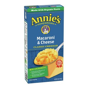 アニーズホームグロウン クラシック チェダー マカロニチーズ 170g (6oz) Annie's Homegrown Classic Cheddar Mac  Cheese マッケンチ