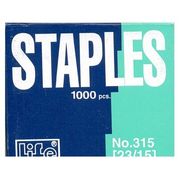 【文具通】Life 徠福23/15訂書針15mmNO.315 P2010045【APP滿額下單10%點數(單一帳號最高5000點)】1/31止