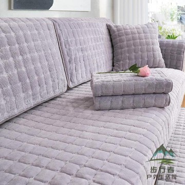 毛絨沙發墊四季防滑布藝全包萬能套罩巾全蓋坐墊子