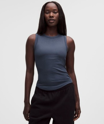 Hold Tight Crewneck Tank Top Waist Length Size 12