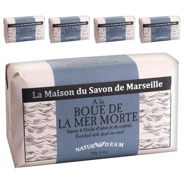 La Maison 馬賽皂之家 深層清潔死海泥 香氛精油 面膜皂  125g  5顆