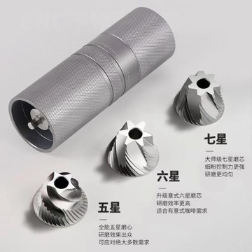 ♡手搖咖啡豆研磨機手動咖啡研磨器不銹鋼咖啡磨粉器手磨七星磨