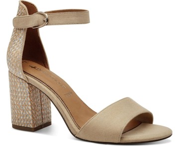 TAMARIS SANDAL HEEL 米白色女款鞋子