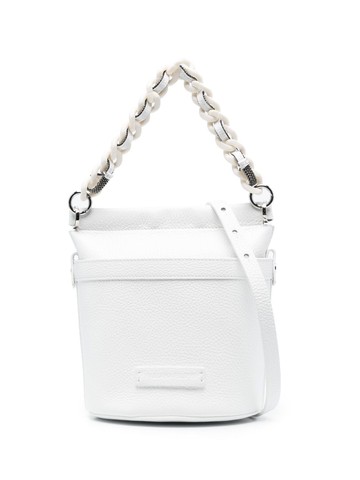 Fabiana Filippi - Luisa leather bucket bag - women - Leather/Eco Brass/Cotton/Polyester/Polyurethane - One Size - White