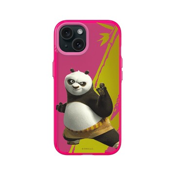 iPhone 15 Clear 粉漾桃 - Kung Fu Panda - 阿波