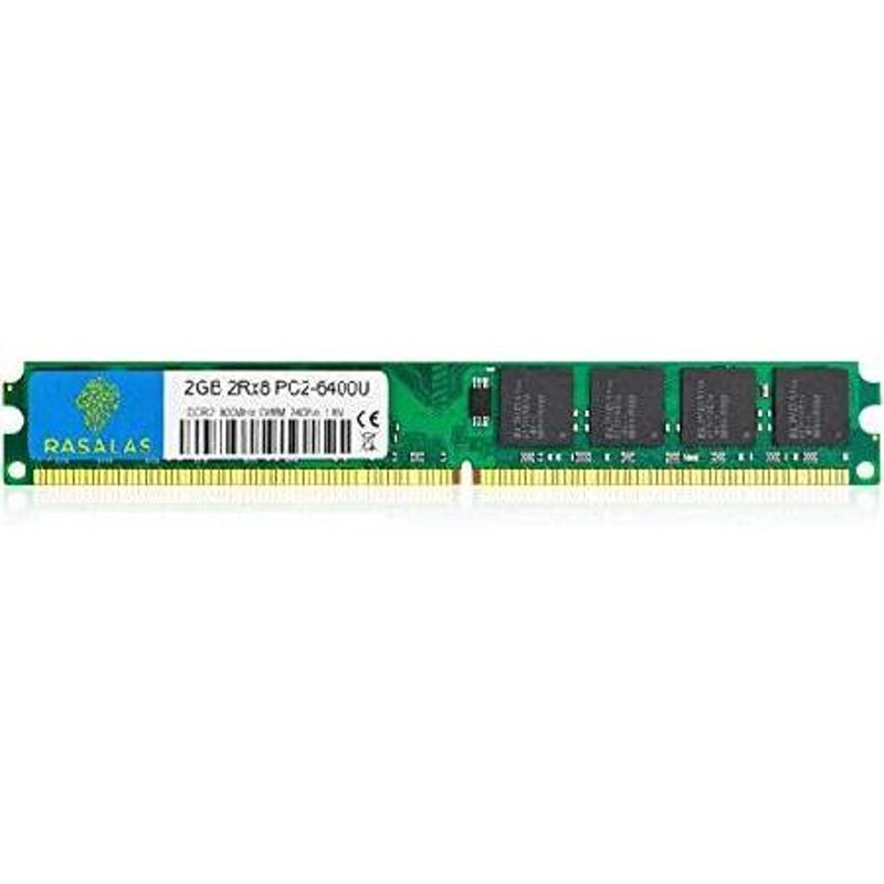 Rasalas DDR2 8GB Kit (4X 2GB) DDR2-800 PC2-6400 Udimm 2RX8 1.8V