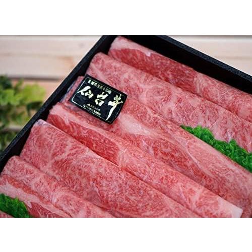 お歳暮 黒毛和牛 仙台牛 クラシタ すき焼き 肉 400g (2~3人前) 希少部位 牛肉 すきやき しゃぶしゃぶ お取り寄せ 肉 ギフト