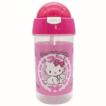 雅迪 恰咪寶特瓶水壺  粉色Kitty  400ml  1個